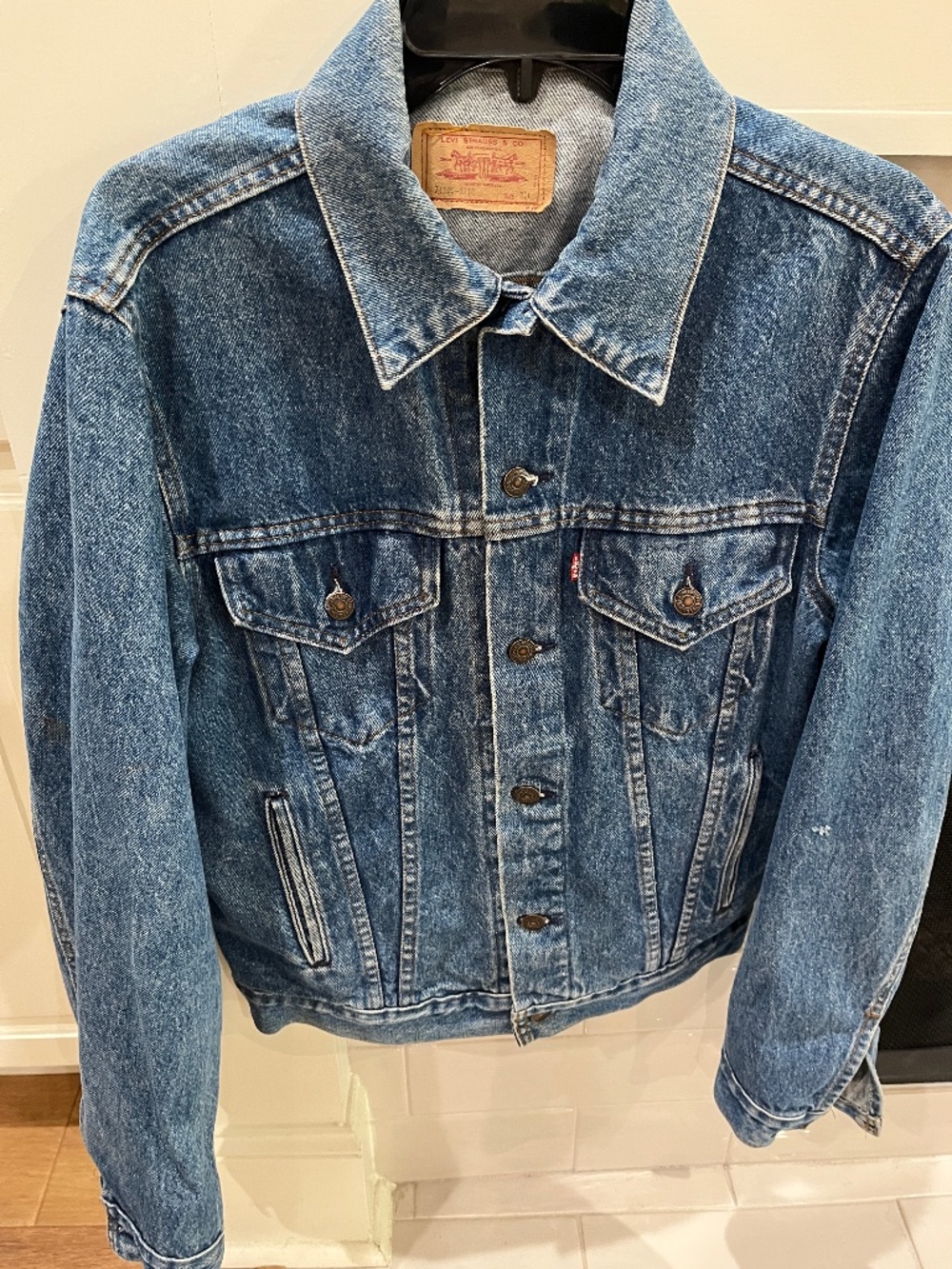 Levi’s vintage denim 1980’s trucker jacket size 42L
